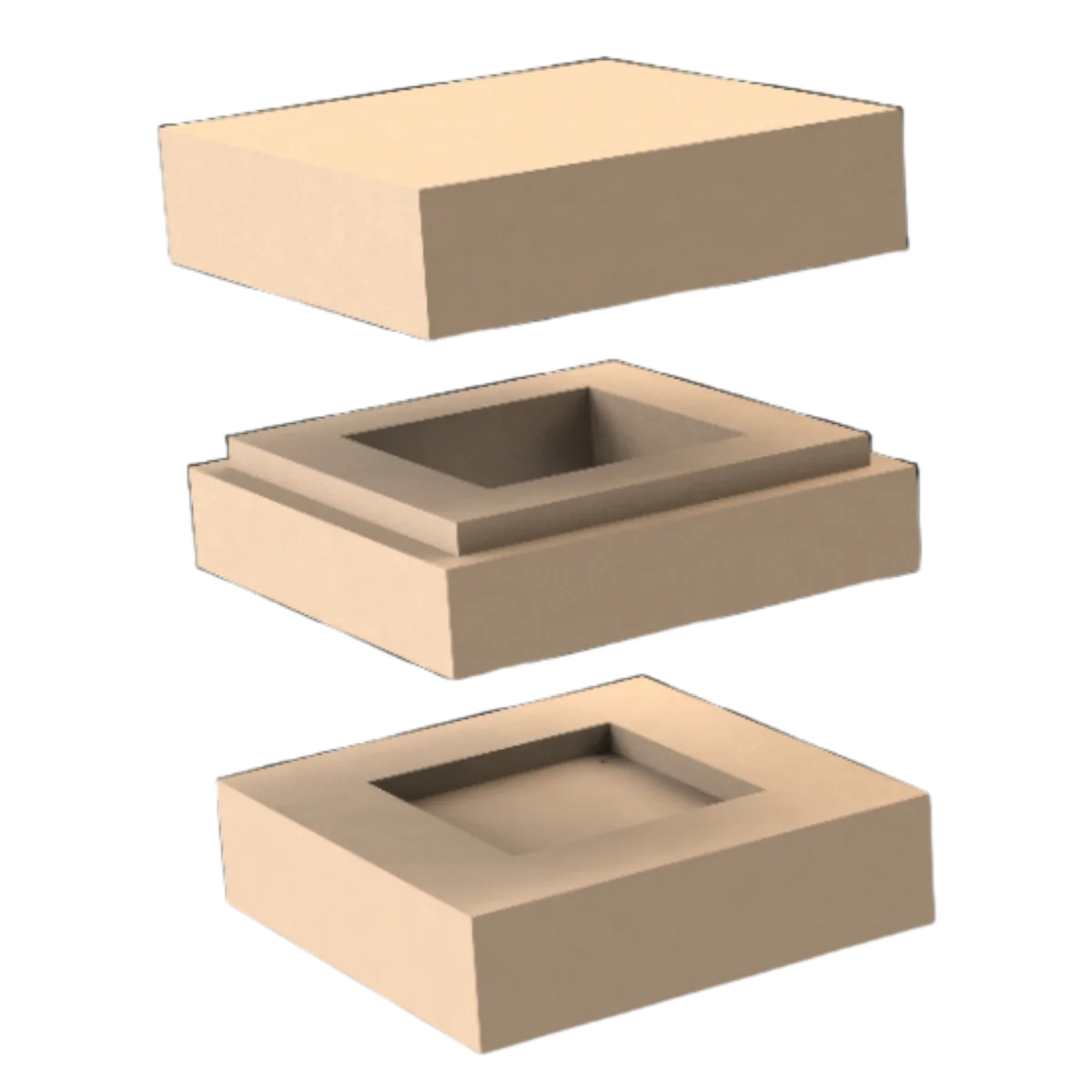 Комплект плит муфеля для Полтинника М-50